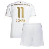 Bayern Munich Kingsley Coman #11 Fotballklær Bortedraktsett Barn 2022-23 Kortermet (+ korte bukser)